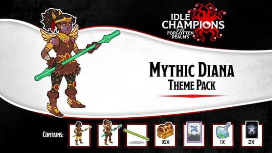 Idle Champions: Mythic Diana Theme Pack — screenshot 1