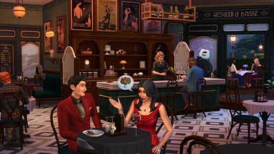 The Sims 4: Cozy Bistro Kit — screenshot 1