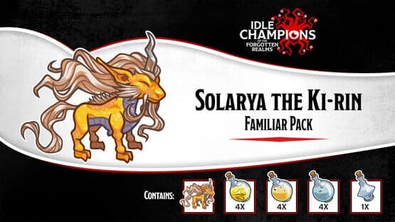 Idle Champions: Solarya the Ki-rin Familiar Pack — screenshot 1