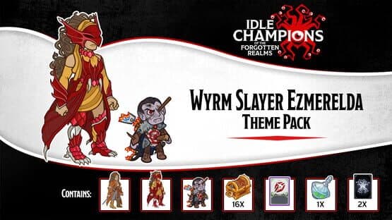 Idle Champions: Wyrm Slayer Ezmerelda Theme Pack — screenshot 1