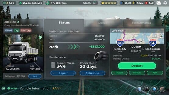 Truck Manager — screenshot 1