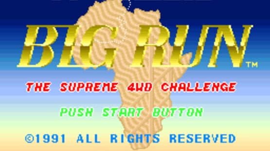 Jaleco Rally: Big Run - The Supreme 4WD Challenge — screenshot 1