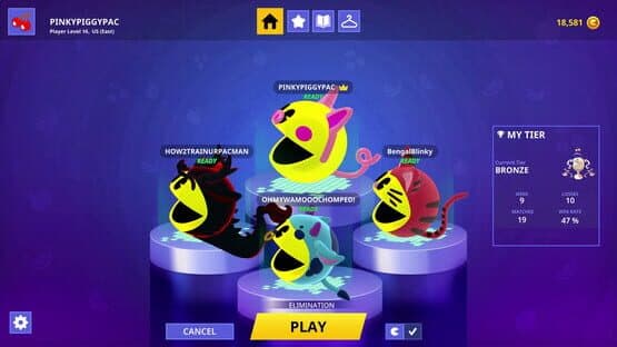 Pac-Man Mega Tunnel Battle: Chomp Champs - Lunar Animals Pac — screenshot 7