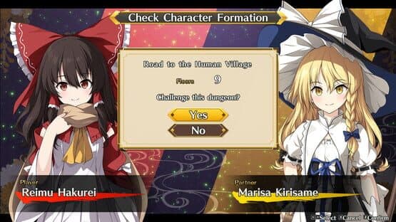Touhou Genso Wanderer: Foresight - Reimu Hakurei Winter Costume — screenshot 3