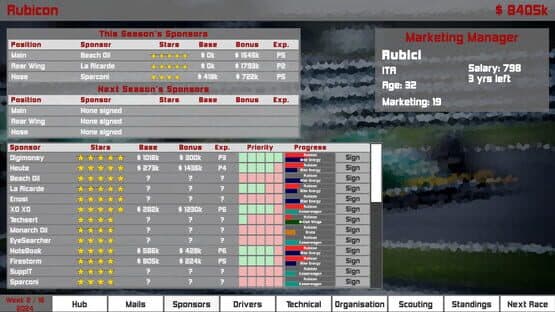 Formula Racing Manager — screenshot 2