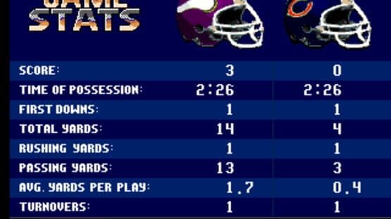 NFL Sports Talk Football '93 Starring Joe Montana — screenshot 4