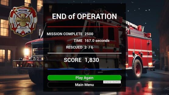 180 Seconds: A Firefighter's Call — screenshot 2
