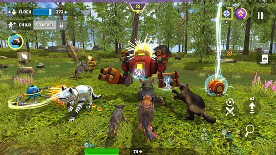 Wolf Hero: Animals vs. Robots — screenshot 5