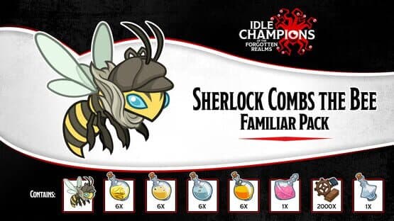 Idle Champions: Sherlock Combs the Bee Familiar Pack — screenshot 1