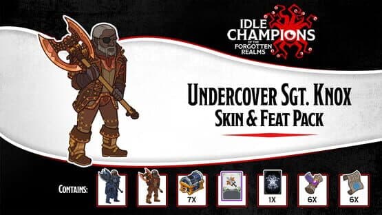 Idle Champions: Undercover Sgt. Knox Skin & Feat Pack — screenshot 1