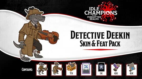 Idle Champions: Detective Deekin Skin & Feat Pack — screenshot 1