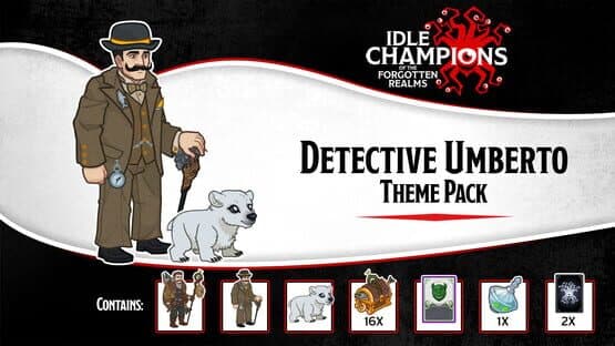 Idle Champions: Detective Umberto Theme Pack — screenshot 1