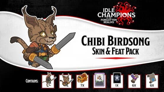 Idle Champions: Chibi Birdsong Skin & Feat Pack — screenshot 1