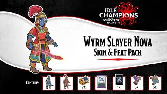 Idle Champions: Wyrm Slayer Nova Skin & Feat Pack — screenshot 1