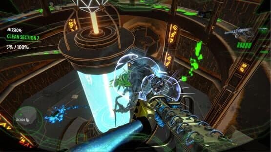Space CleanUp: Cosmic Robot Disinfector — screenshot 1