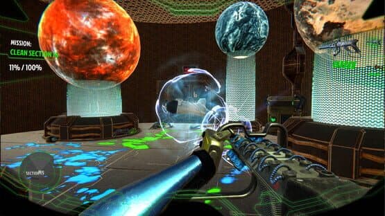 Space CleanUp: Cosmic Robot Disinfector — screenshot 5