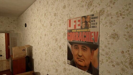 Russian Train Trip 3: Gorbachev's Posters In The Apartment — screenshot 1