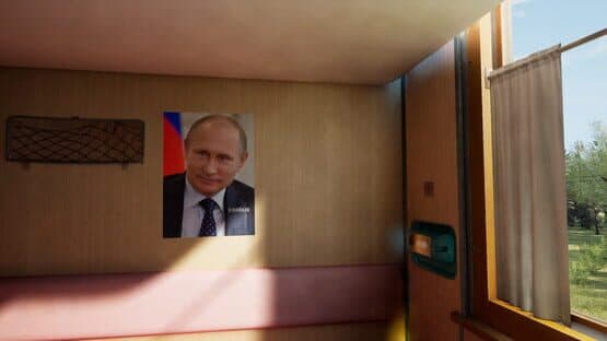 Russian Train Trip 2: Putin's Posters in the Train Car — screenshot 1