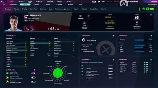 Tennis Manager 2024 — screenshot 1
