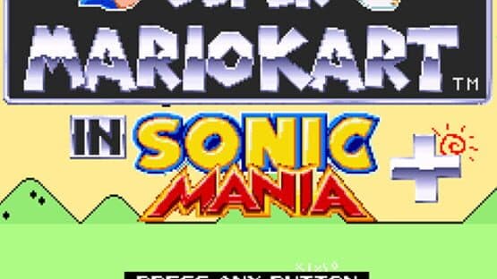 Super Mario Kart in Sonic Mania+ — screenshot 1