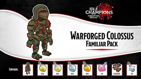 Idle Champions: Warforged Colossus Familiar Pack — screenshot 1