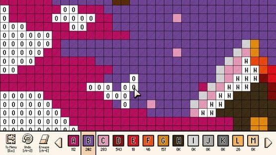 Pixel Cross Stitch: Color by Number — screenshot 2