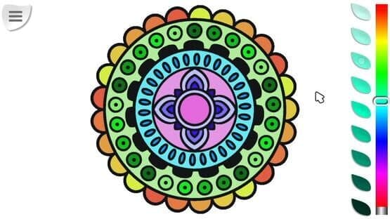 Coloring Book: Mandalas — screenshot 2