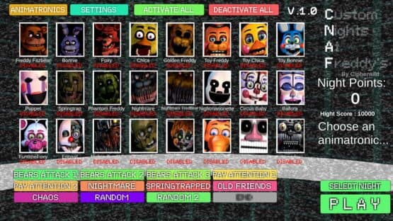 Custom Nights at Freddy's — screenshot 1