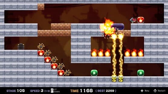 Crash Puzzle Hammer-San — screenshot 1