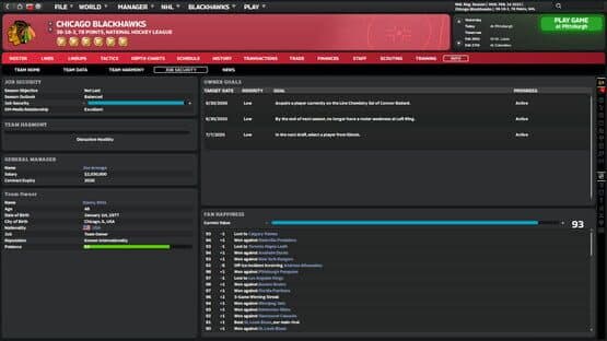 Franchise Hockey Manager 11 — screenshot 3