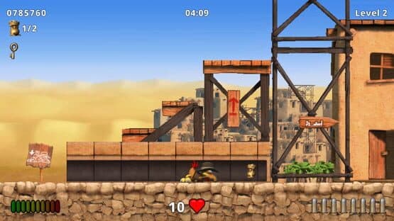 Moorhuhn Jump and Run: Traps and Treasures 3 — screenshot 1