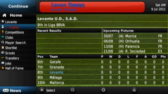 Football Manager Handheld 2012 — screenshot 1