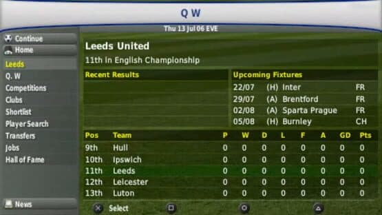 Football Manager Handheld 2007 — screenshot 2
