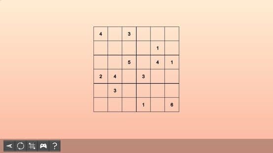 My Sudoku: Classic 6x6 Easy 5 — screenshot 3