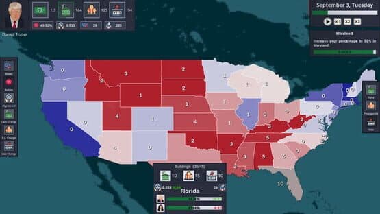Election Tycoon: Trump vs. Harris — screenshot 1