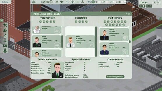 Werner Waffenwerke: Arms Tycoon — screenshot 3