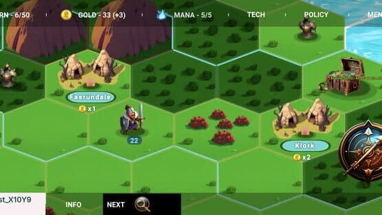 Magic and Dragon: 4X Battle — screenshot 1