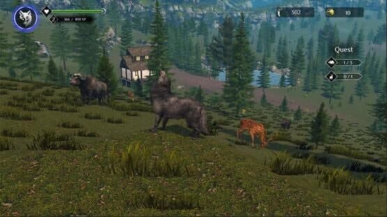 Wolf Sim: Animal Battle Survival RPG — screenshot 1