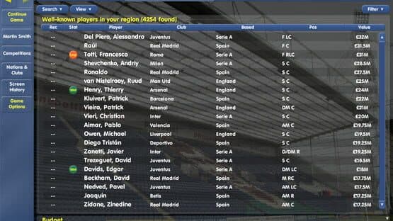 Championship Manager: Season 03/04 — screenshot 3