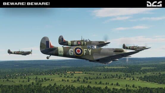 DCS World: Spitfire Beware! Beware! Campaign by Reflected Simulations — screenshot 5