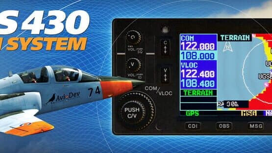 DCS World: NS 430 Navigation System for C-101EB by Eagle Dynamics, Aerges — screenshot 1