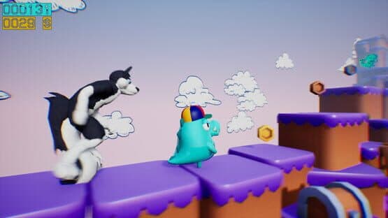 Dino Running from a Furry: Gamesforfarm — screenshot 2