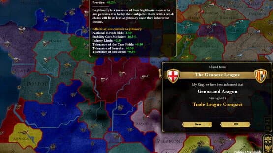 Europa Universalis III: Heir to the Throne — screenshot 3