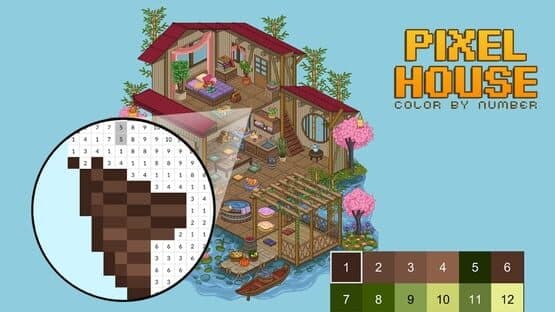 Pixel House: Color by Number — screenshot 2
