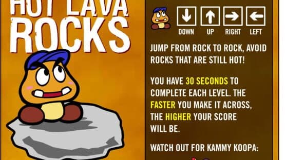 Goombario and the Adventure of the Hot Lava Rocks — screenshot 1
