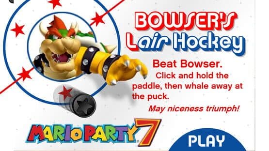 Bowser's Lair Hockey — screenshot 1