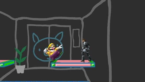 Super Smash Bros. Brawl: WarioWare w/ Anti-Camping Mechanics — screenshot 1