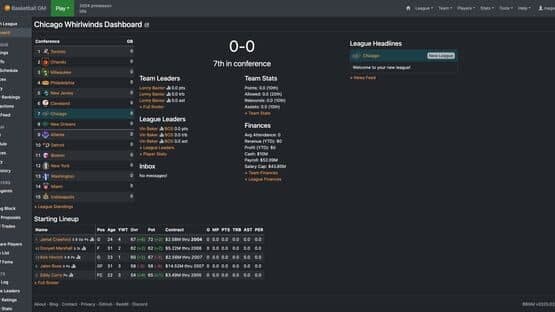 Basketball GM — screenshot 1