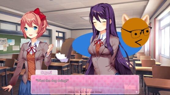 Doki Doki But an Old Dog Tries To Learn New Tricks and The Literature Club Tries to Help It: A Dog Story — screenshot 3