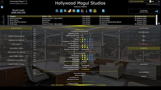 Hollywood Mogul 4 — screenshot 7